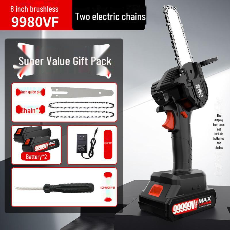 

Портативная мощная бесщеточная электрическая цепная пила: Варианты 4, 6 и 8 дюймов для домашней обрезки