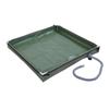 Portable Shower Pan Foldable Shower Base Floor with Detachable Drain Pipe for Camping RV Outdoor Indoor