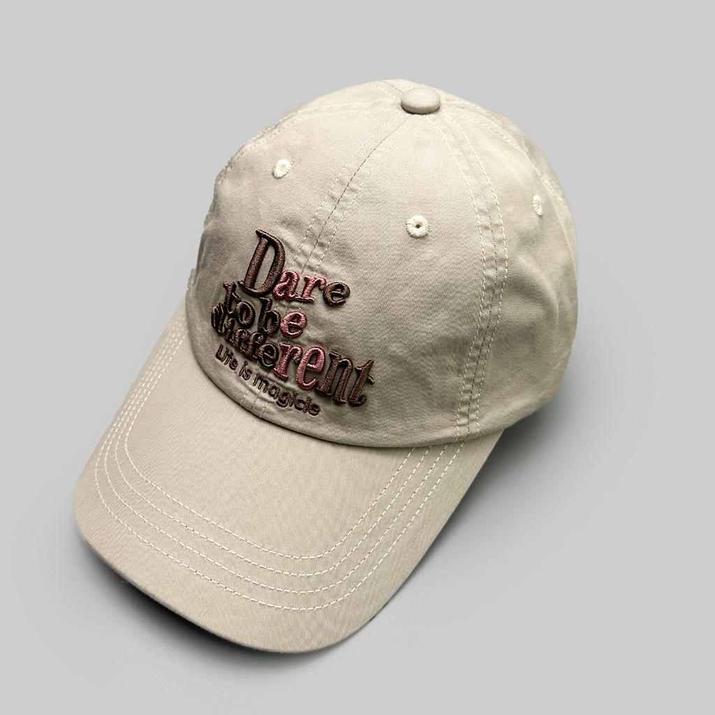 Spring And Summer Fashion Three-Dimensional Letter Embroidery Baseball Cap Men'S And Women'S Sunshade Casual Versatile Cap