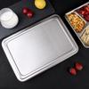 XUNIAN 304 Stainless Steel Four-Compartment Divided Bento Lunch Box