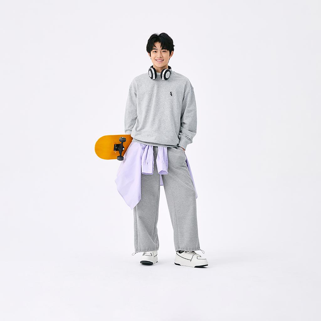 New MLB Basic Collection City Life Chicago White Socks SS25 Sweatshirt Unisex Heather Gray 3AMTB0151-44MGS