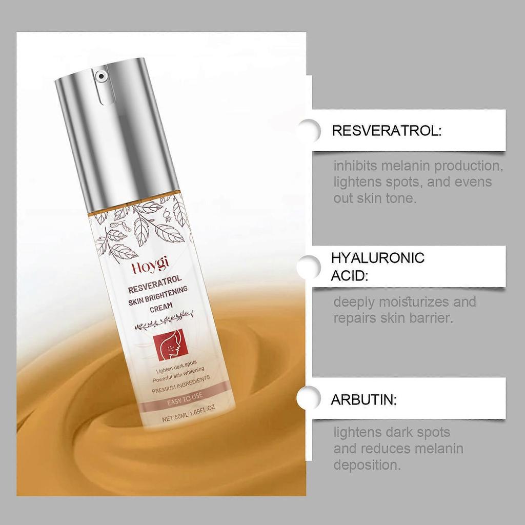 Moisturizing and moisturizing lotion, firming and anti-wrinkle cream, effective in reducing dark spots with Arbutin and hyaluronic acid