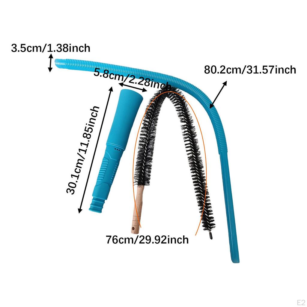 Dryer Vent Cleaner Kit Cleaning Tools Versatile Vacuum Hose for Home Improvement Laundry