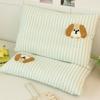 Breathable Single Pillowcase Pure Cotton Pillowslip Cartoon Dog Pattern Student Pillowcase  Bedroom