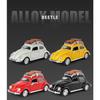 1/32 Beetle 1995 Classic Car Alloy Car Model Sound and Light Pull Back Children's Toy Collectibles Birthday Gift