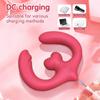 G-Spot Double-Ended Sex Toys Dildo Vibrator for Women Lesbian Couples 7 Vibration Vibrators Strapless Strap-on Adults Good anal
