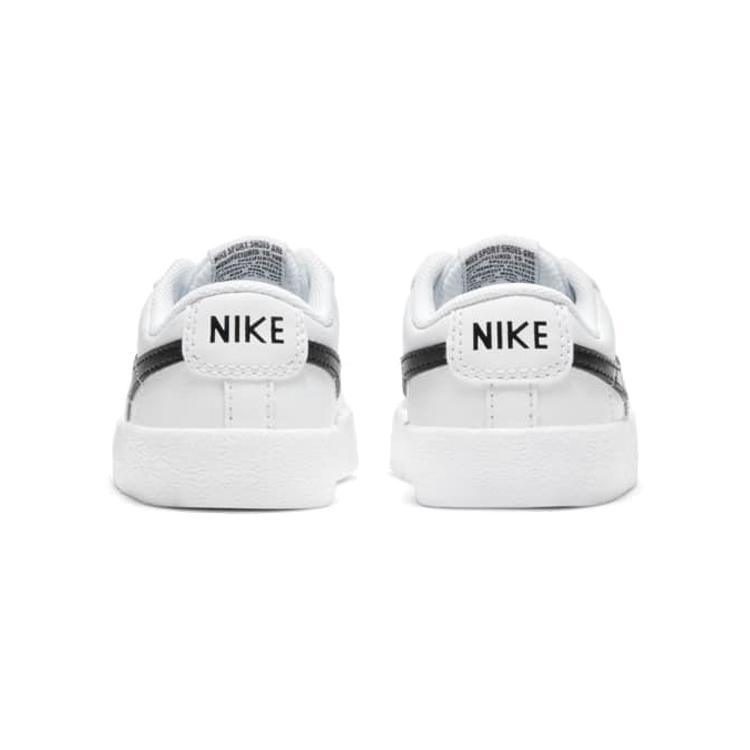 New Nike Blazer Low Top Toddler Shoes White Black Infant And Toddler DA4076-101