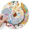 50 Teddy Dog Graffiti Stickers Personalized Cartoon Cute Dog Decoration Mobile Phone Water Cup Shell Stickers