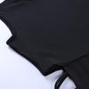 Elegancka czarna bez rękawów bandażowa seksowna sukienka dla kobiet Club Party Backless Tank sukienki Skinny Fashion Summer
