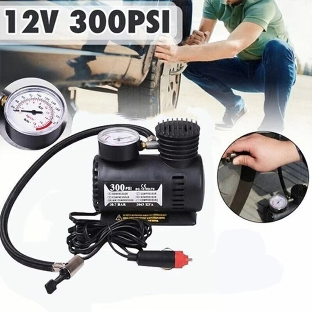 Universal Electric Tire Air Inflator Pump 12V Car Tyre Inflator  Bicycle Tires