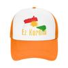 Unisex KURDISTAN Map Ez Kurdim Trucker Cap Popular Mesh Baseball Caps Snapback Caps  Hat Sun Hat Adjustable Racing Cap Summer