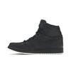 Air Jordan 1 Retro High OG 'Perforated' (Unisex) Black / Black-White Vintage Basketball Shoes 555088 002