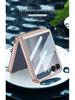 Samsung Z Flip7 Protective Case: Transparent Airbag Shell with Large Window