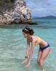 2024 Korean Dongdaemun INS Style Terry Cloth Bikini Swimsuit