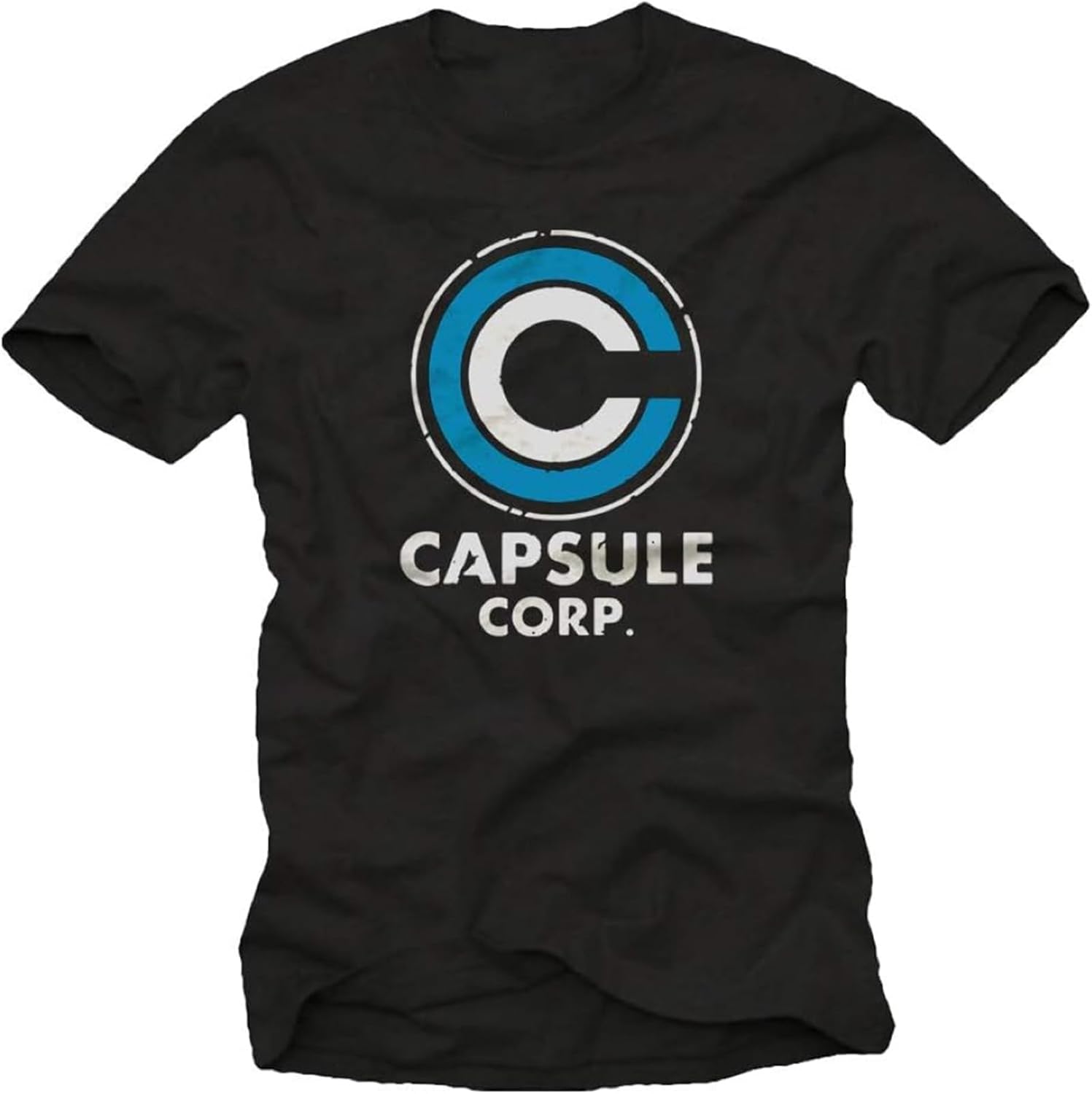 Mens T-Shirt Cool Graphic Design - Capsule Corp XS чёрный