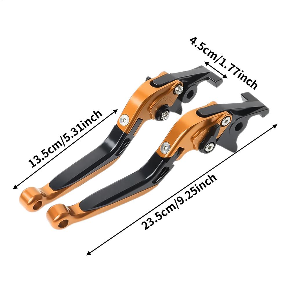 Motorcycle Levers Lightweight Folding Handlebar Brake Folding Joint Handle Precise Control For Powersports Motorbikes Enthusiast