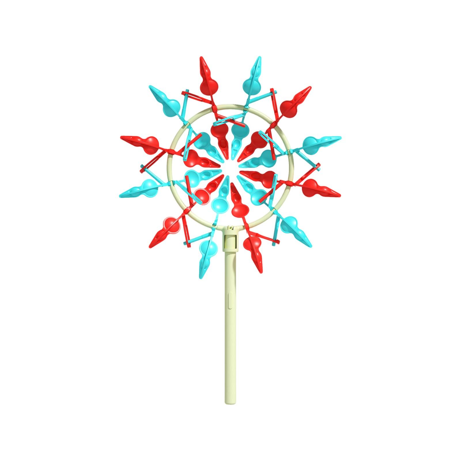 

3D Морковная ветряная мельница Вращающаяся красочная ветряная мельница-подсолнух Детские игрушки Игрушки для снятия стресса для улицы One Size красный