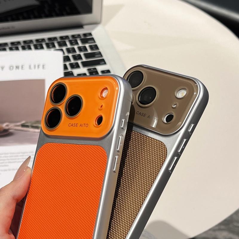 Luxury Plating Diamond Texture Shockproof Phone Case for iPhone 17 16 15 14 13 Pro Max Crystal Large Camera Glass Bumper Cover