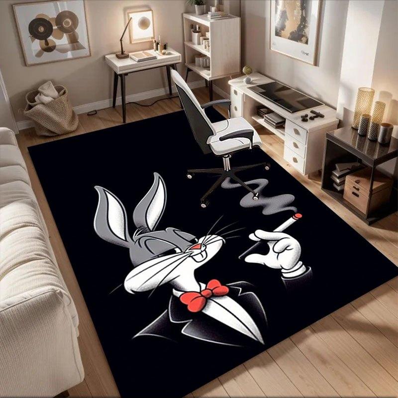 

Looney Tunes Bugs Bunny Smoking Phone Wallpaper Office Mat Home Decor Gift For Halloween & Christmas LD86 60cm by 90cm