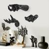 Halloween Wall Decorations Creepy Hands Candles Holder Wall Hanging Hook Collection Scary Ghost Hand Storage Shelf Decor