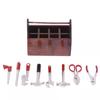 1set 1:12 Dollhouse Miniature Toolbox Handmade Doll House Accessories Tools Sets For Kids Creative Play