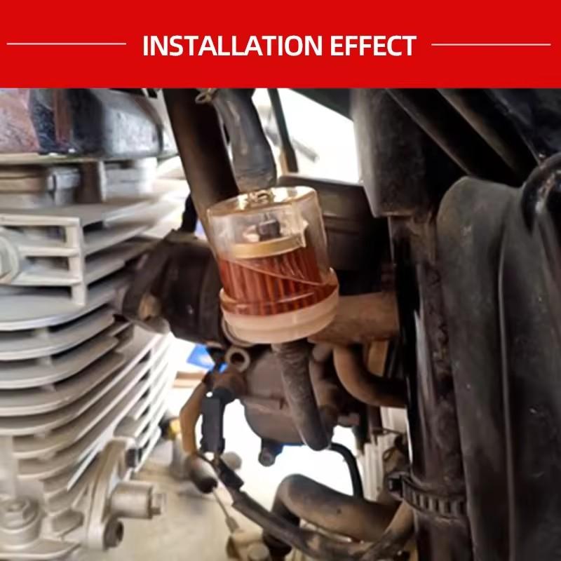 Fuel Filter for Motorcycle Carburetor Motorcycle Petrol Gas Fuel Gasoline Oil Filter Fuel Strainer with Magnetic Filter Element