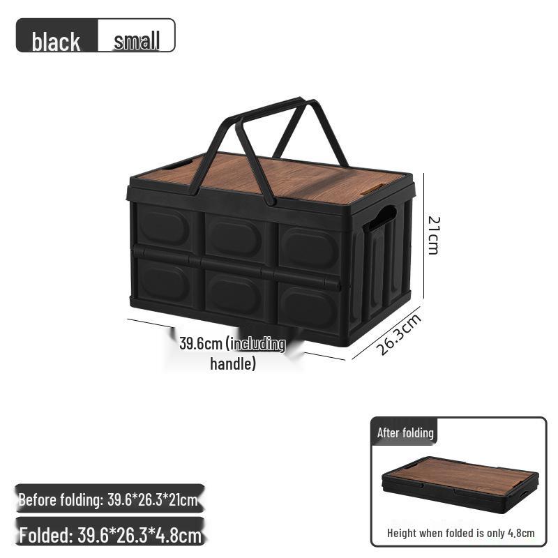 Golden Cat Outdoor Folding Storage Box for Camping & Car Trunk