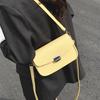 New niche design popular fashion lock mail carrier bag shoulder crossbody versatile women's bag