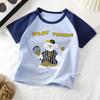 Nuova T-shirt Casual per Bambini Stampa Cartone Animato Carina T-shirt Manica Corta Top Confortevoli Con Pantaloncini Abbigliamento Estivo per Bambini Piccoli