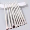 5/9/10pcs Eye Makeup Brush Set, Soft Bristle Eyeliner Brush, Eyebrow Brush, Contour Brush, Portable Makeup Tool for Beginners