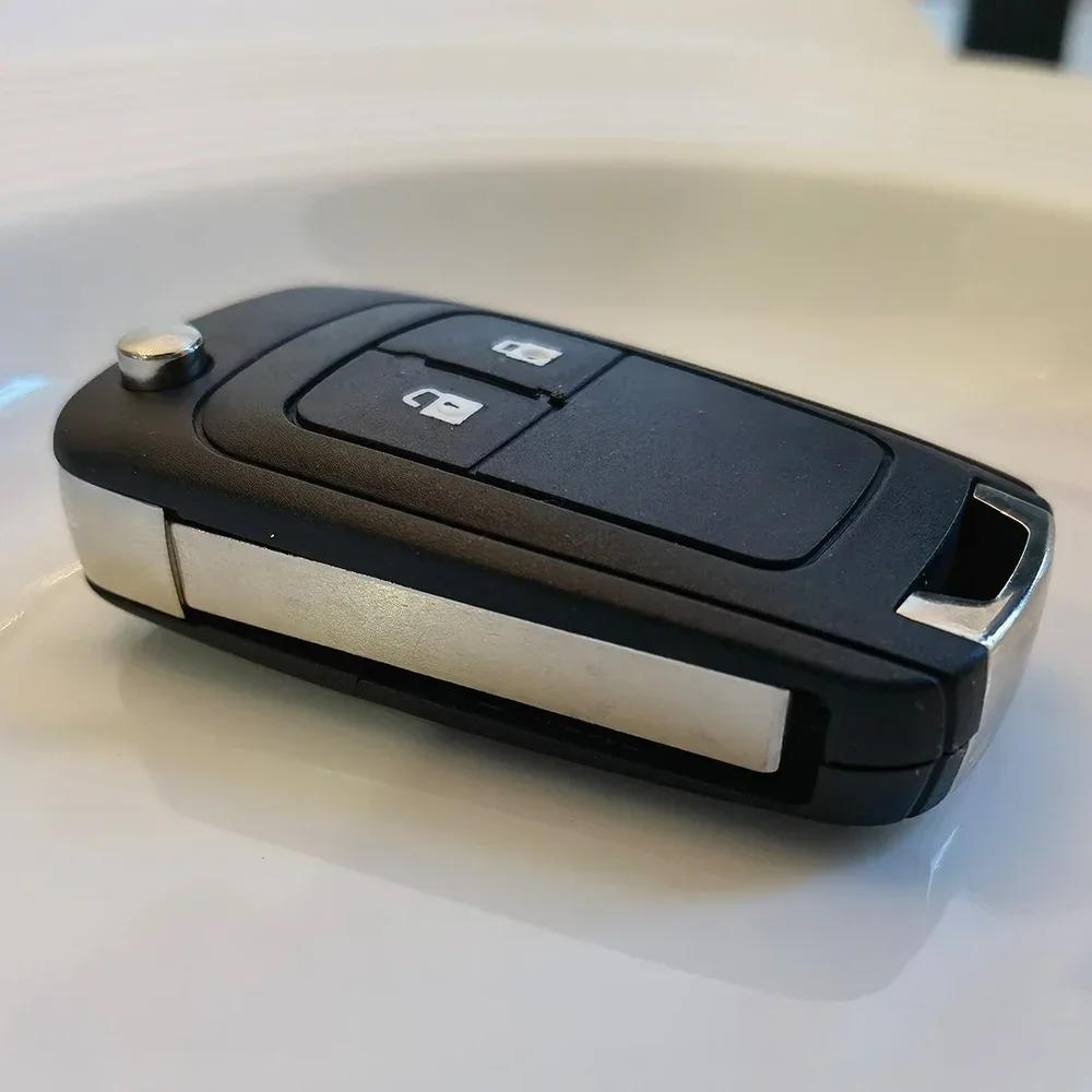 Yocasty Replacement 2 3 4 5 Button Remote Flip Car Key Shell Case Cover For Opel Chevrolet Cruze Lova Camaro Impala Spark