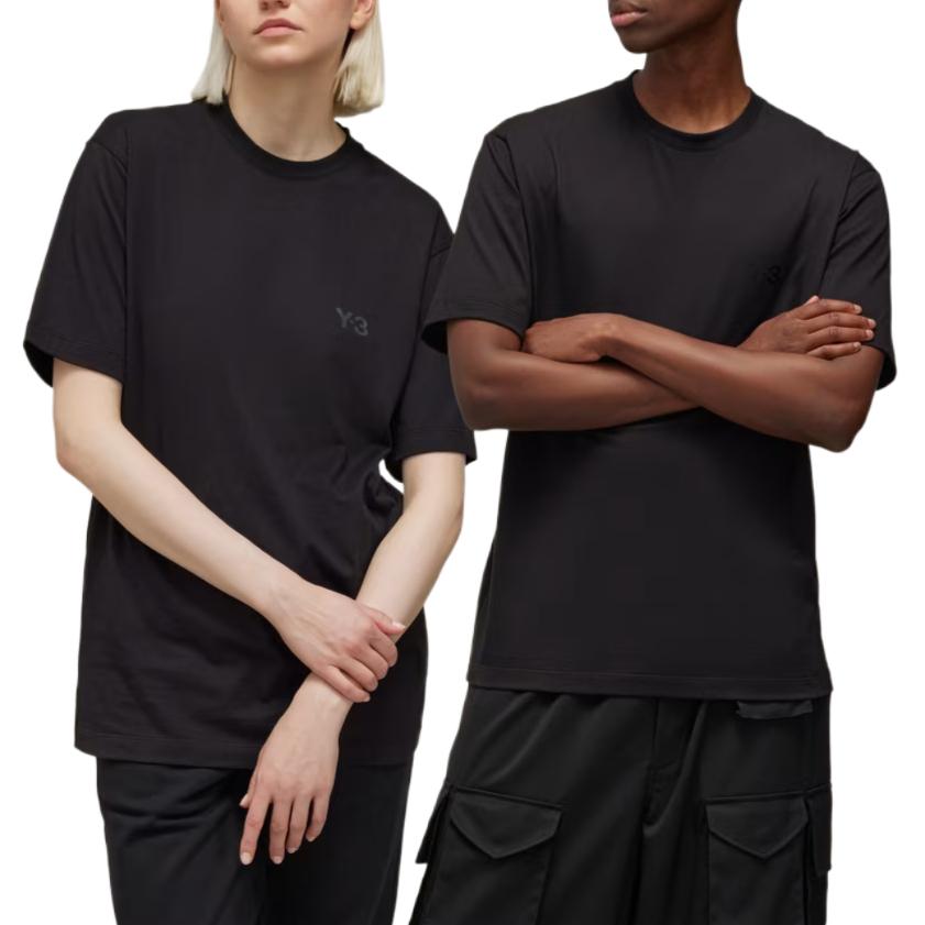Y-3 Short-Sleeve Tee Black Unisex Tops IW0066