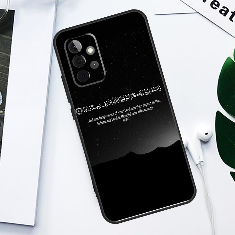 Muslim Surah Ikhlas Islamic For Samsung Galaxy A52 A22 A32 A54 A34 A14 A55 A35 A15 A53 A33 A13 A05 A06 A16 Phone Case