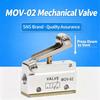 2-Wege Pneumatisch-Mechanisches Ventil MOV-321 Wendeventil Rollenhebel Manuelle Ventile MOV-02 PT 1/8" Innengewinde 3 Positionen