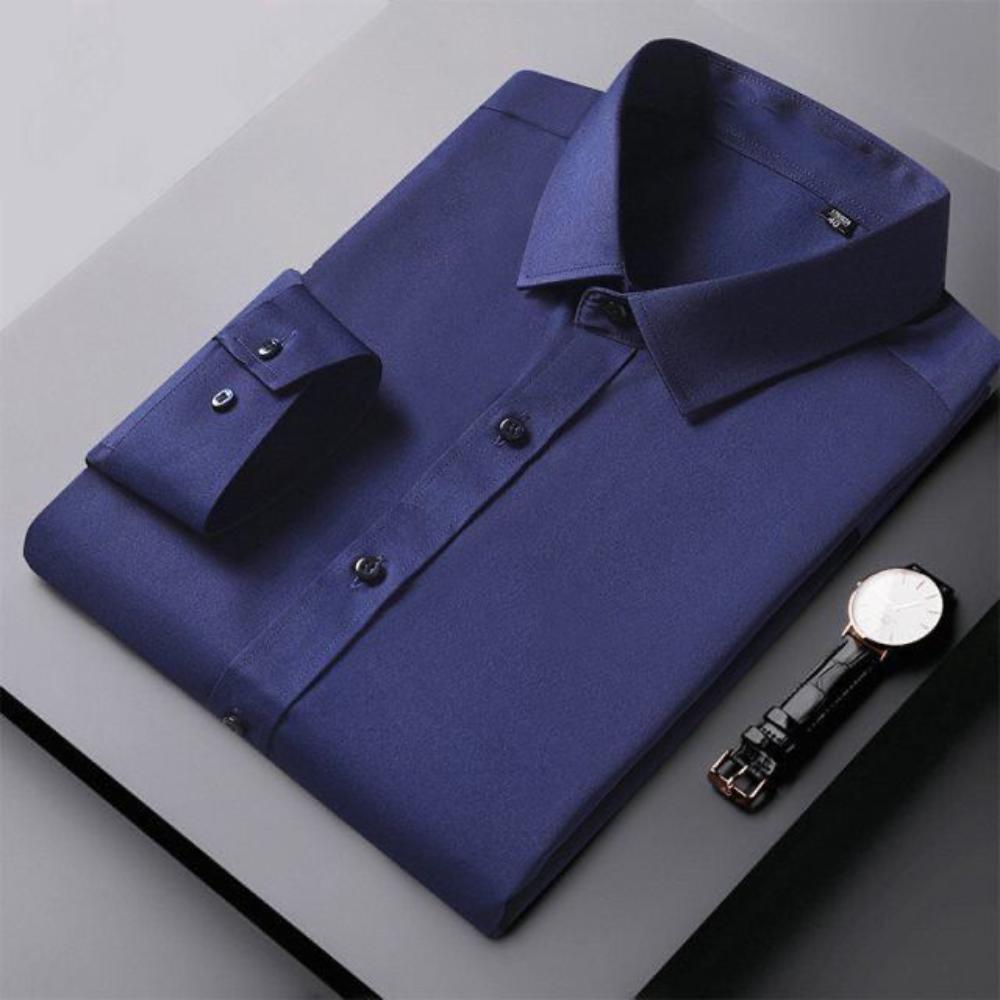 Long Sleeved Summer Thin Casual Business Wear Versatile Men's Shirt