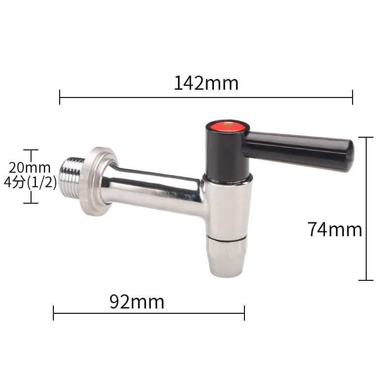 Electric Water Boiler Faucet Copper High Temperature Resistant Milk Tea Insulation Bucket Faucet Water Machine Pot Accessories