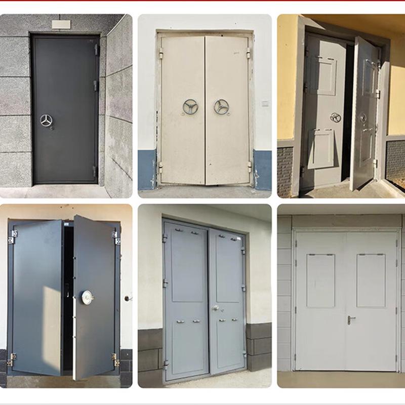 Стальная взрывозащитная дверь, Промышленная противовзломная распашная дверь, Гаражная взрывозащитная дверь. Steel Sealed Door