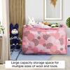 Multifunctional Crochet Holder Bag Pink Color Crochet Bag Yarn Storage Bag  Traveling