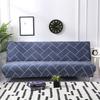 Black Geometric Folding Sofa Bed Case Living Sofa Cases Elastic Spandex Stretchdouble Seat Case Slipcovers For Living Room Area Geometric Print