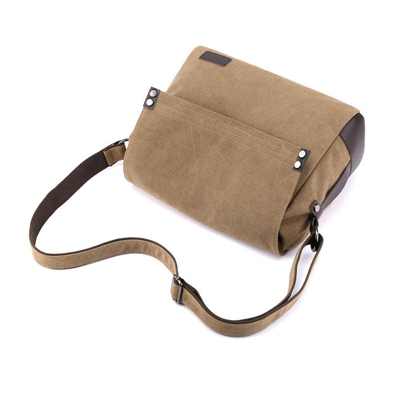 Men's Large Capacity Lightweight Canvas Crossbody Bag