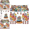Colorful One Piece Themed Birthday Party Decoration Set Vibrant And Whimsical Paper Props And Balloons