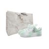 Air Force 1 Slip Resistant Abrasion Resistant Low Top Skateboard Shoes Unisex Cyan CW2288-111(Team603-)