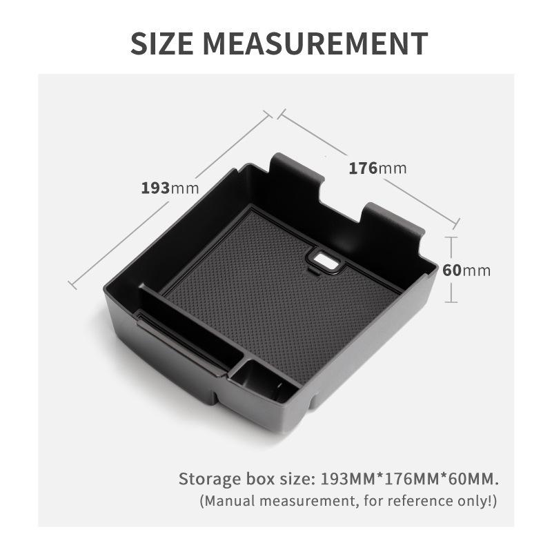 Car Armrest Box Storage Tray for Hyundai Tucson 2025 Column-shift Vehicle Center Console Organizer Tray Content Organizer Case