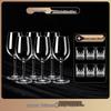 Ensemble de verres à vin et à whisky