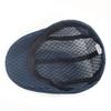 Men Breathable Mesh Flat Cap Summer Ivy Cap for Elderly Men Vintage Gatsby Hat Outdoor Work Sun Cabbie Cap Driving Newsboy Cap