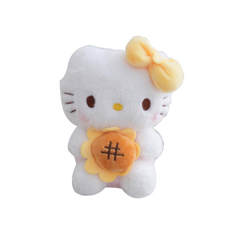 Pendants Cute Plush With Sunflower And Bow Decorations For Kids Gift