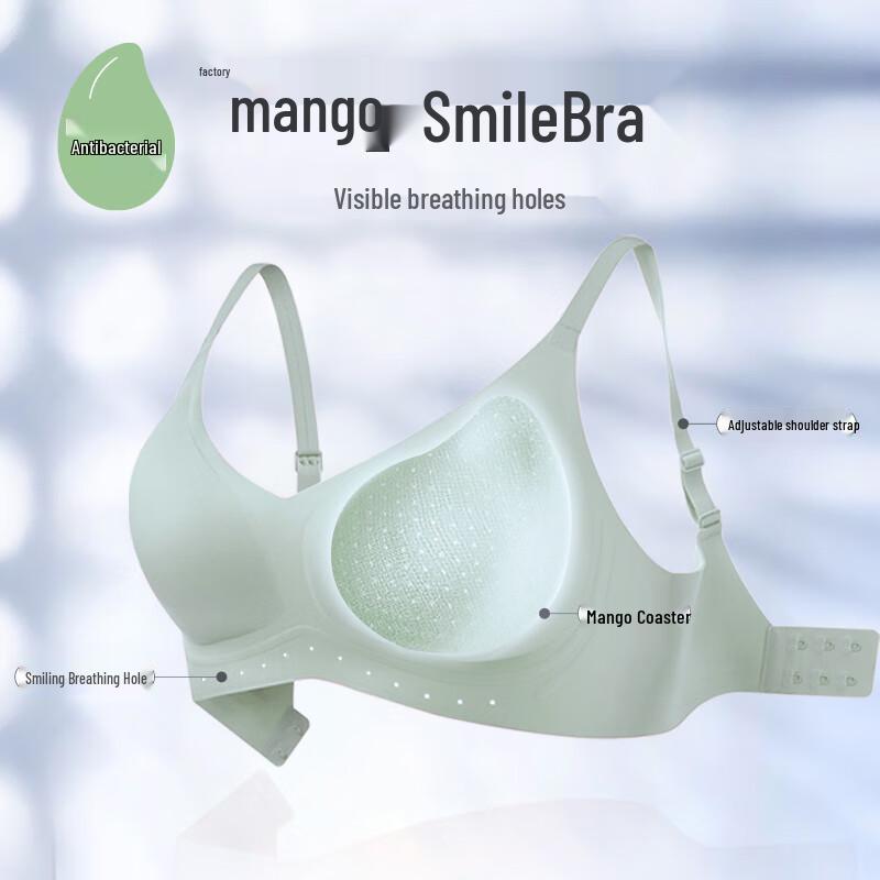 Maniform Seamless Wire-Free Antibacterial Bra 85C