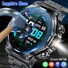 New Military Outdoor Smart Watch 1.8'' AMOLED 800mAh Large Battery 5ATM Waterproof Voice Call Sports Men Fitness Bracelet