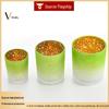 Colored Electroplated Gold Glass Vase & Candlestick Holder for Agarwood Incense Sticks.