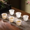 Light Luxury Kung Fu Teacup Small Cup Exquisite Jade Porcelain Ceramic Cup Tea Cup Source